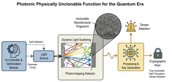 Photonic Physically Unclonable Function for the Quantum Era Diagram