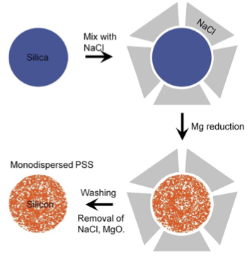 Schematic illustration of the MPSS preparation